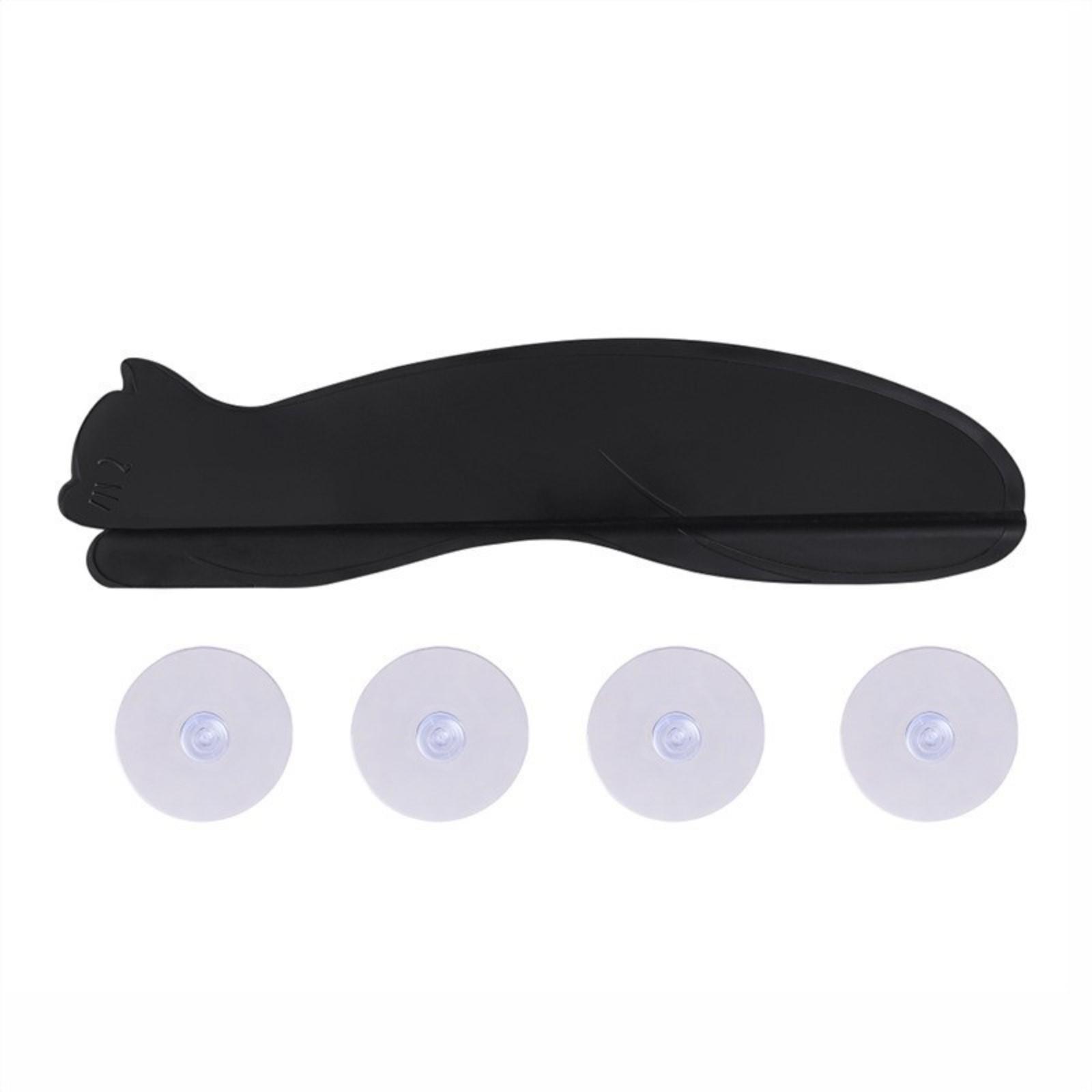 

Защитный экран для раковины «Белый медведь» для кухни, для мытья посуды, защита от брызг, для мытья рук, для столешницы, на присосках, защита от жира One Size чёрный