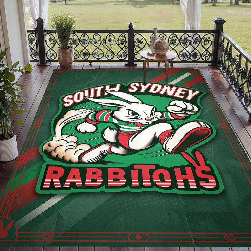 Miękki Dywanik Podłogowy Wzór South Sydney Rabbitohs Dywanik Dekoracyjny Do Wystroju Domowego Pokoju