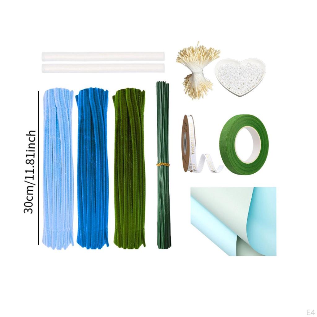 Chenille Pipes, Crafts for Children And Adults, Party Decorations, Bouquet