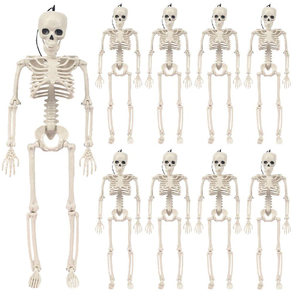 With Sound Halloween Movable Skeleton 40cm Simulated Human Skeleton  Haunted House