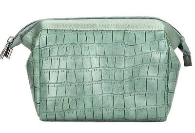 Pearpark Leather Makeup Cute Cosmetic Storage Pouch with Large and Elegant and Luxurious Design Pouch, Opening, Simple, Beautiful, Design, Portable,