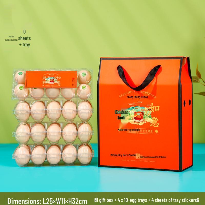 Eco-Friendly Custom Egg Gift Box - Holds 30/60 Eggs