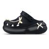 Classic Clog YD Night Sleep Fairy Bow Pearl Age-Reducing Gothic Comfortable Hole Shoes Unisex Black