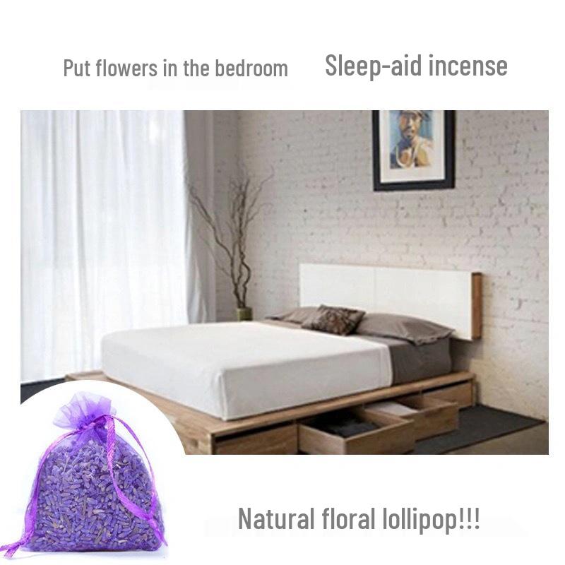 Natural Lavender Sachet: Mosquito Repellent, Sleep Aid, Wardrobe Deodorizer - Portable & Long-Lasting