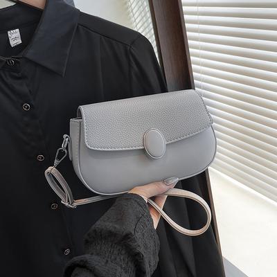 Simple and Fashionable Single Shoulder Armpit Bag 2025 Summer New Niche This Year Popular Temperament Small Square Bag