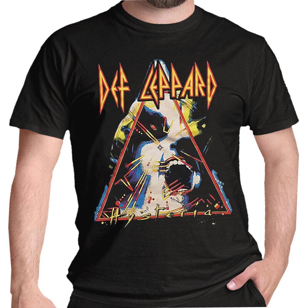 Def Leppard T Shirt Hysteria Rock Album Cover Licensed Tee XL