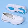 Women's Autumn Nurse Shoes - Air Cushion, Soft Sole, Breathable, Anti-Slip, Genuine Leather Medical Care Footwear.
