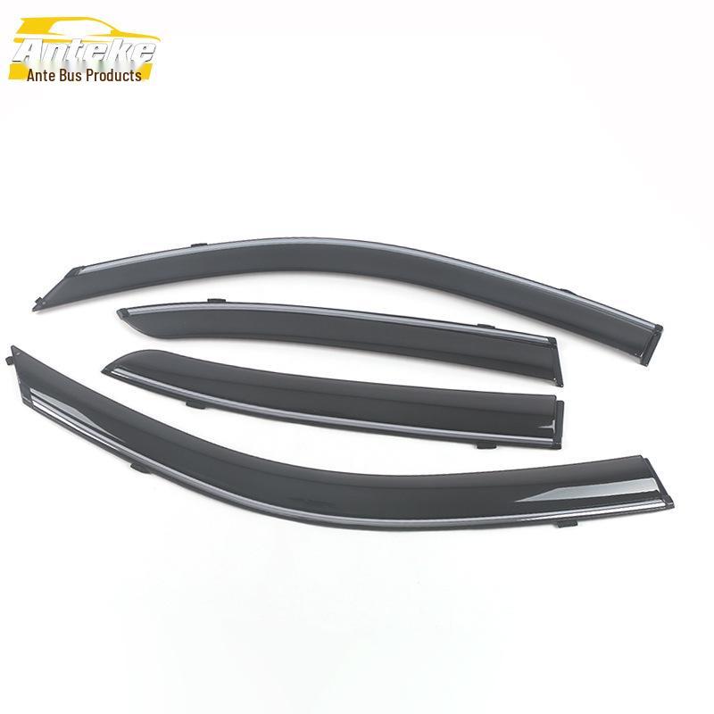 Xiali 13 N7/N5PS; Plastic Rain Guards with Bright Strip Decor.