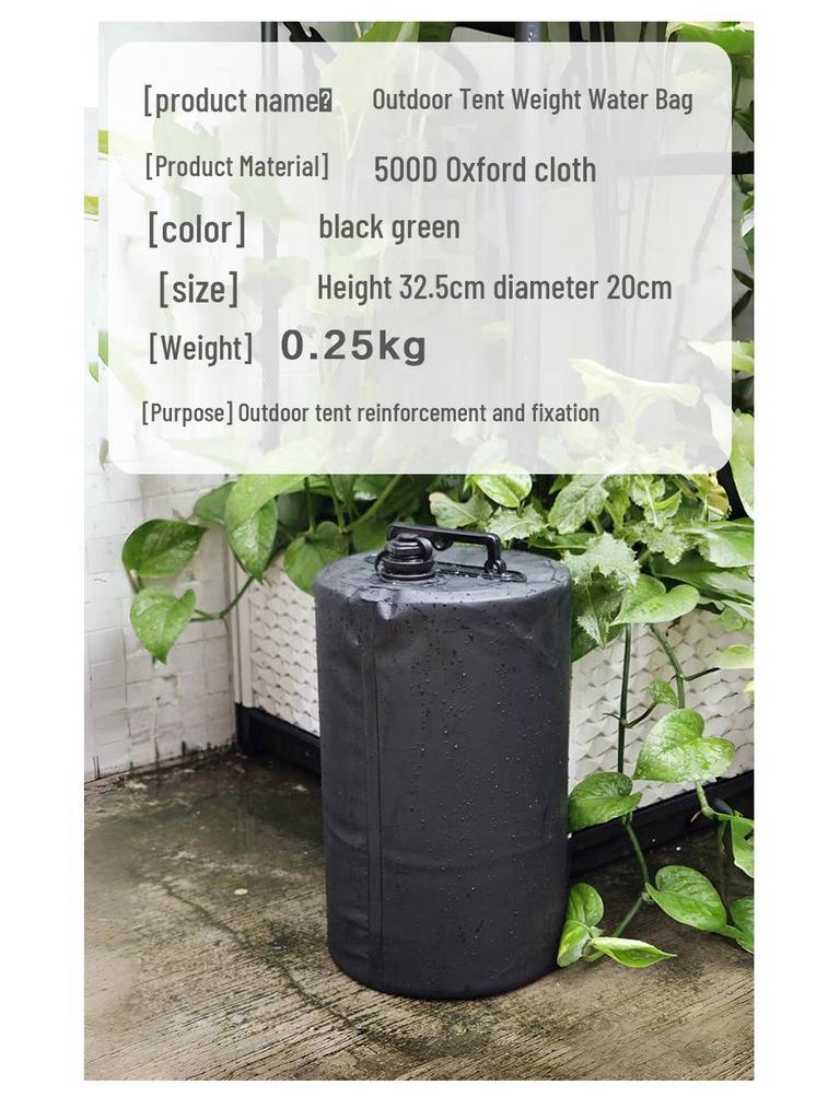 Water-Filled Canopy Weight Bag: Windproof Base for Tents & Awnings
