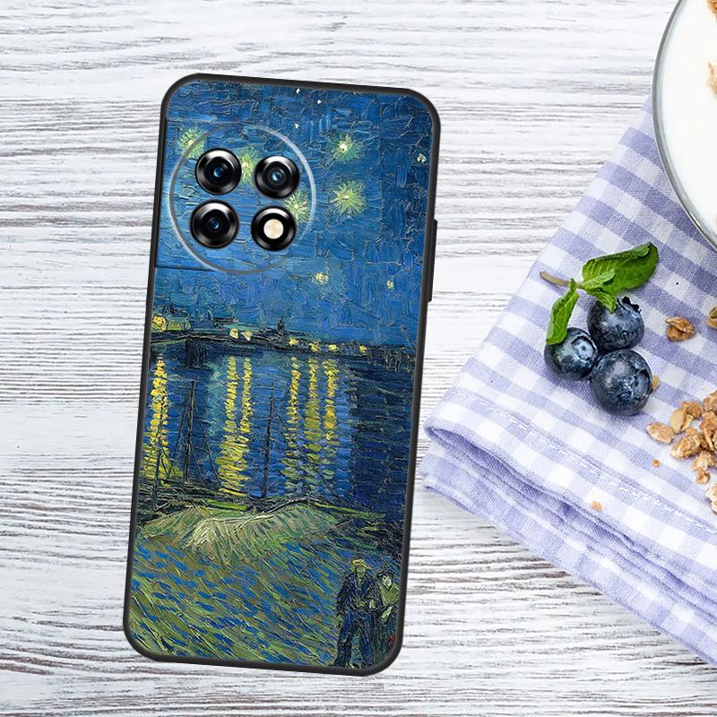 Van Gogh Starry Night Case For OnePlus 12 11 10 Pro 12R 8T 9R 10R 10T OnePlus Nord 3 2T N20 N10 CE 2 Lite Cover
