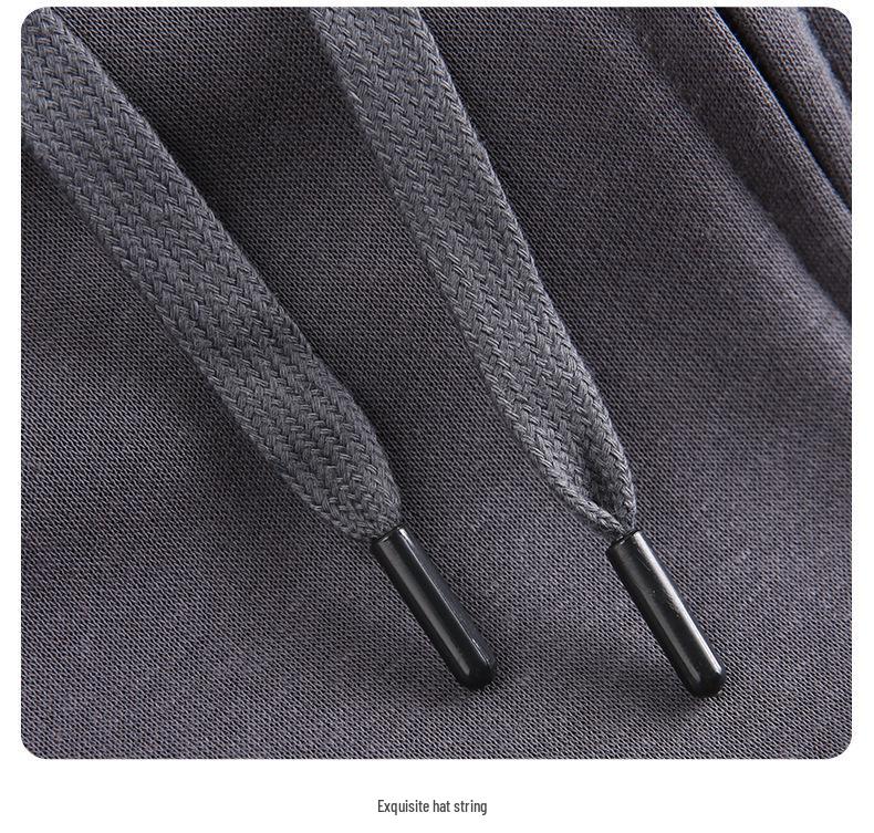 Stylish Grey-White Cardigan Hoodie for Men & Women - Cotton, Loose Fit, Hooded, Perfect for Autumn/Winter Casual Wear