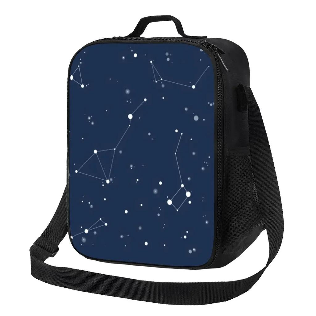 Into The Galaxy Insulated Lunch Bags for Space Constellations Portable Thermal Cooler Food Bento Box Outdoor Camping Travel