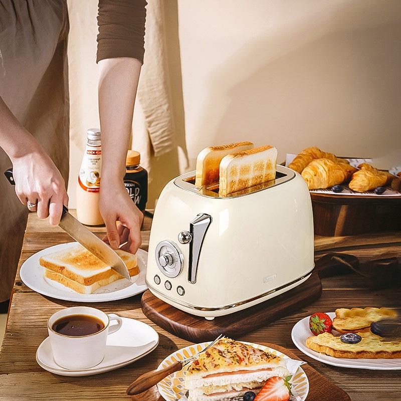

Multifunctional Retro Toaster Oven & Bread Machine