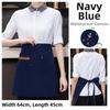 Multi-pocket Kitchen Apron Canvas Working Clothes New Waitress Apron  Restaurant Use