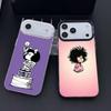 Lustige Cartoon M-Mafalda Handyhülle Für iPhone 17 16 15 14 13 12 11 Pro Max Plus Silber Mattschwarz Abdeckung
