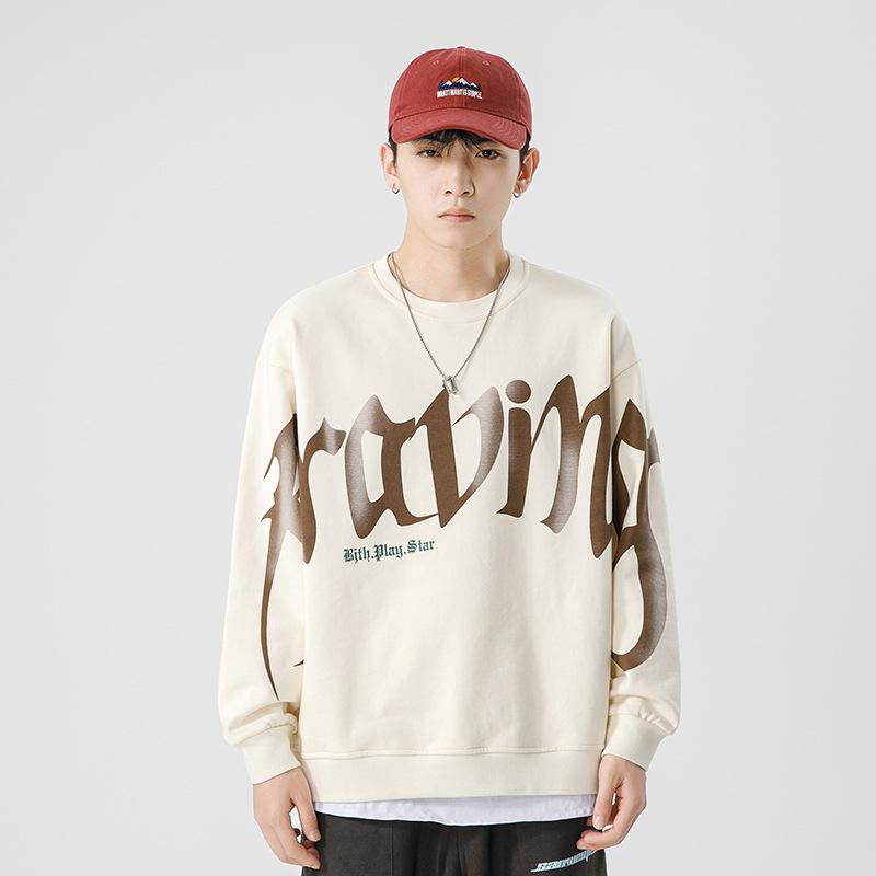 Осенне-зимний свободный свитер для мужчин и женщин повседневный пуловер с круглым вырезом M 1999₽