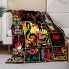Musical Note Blanket Soft Warm Throw Blanket Nap Blanket For Couch Sofa Office Bed Camping Travel Multipurpose Gift Blanket For All Season