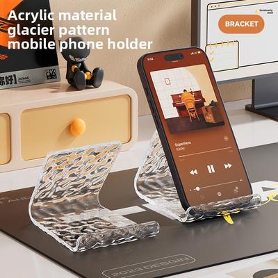 Kreativer Acryl-Handyhalter, einfacher, praktischer Schreibtisch-Handyhalter für das Büro