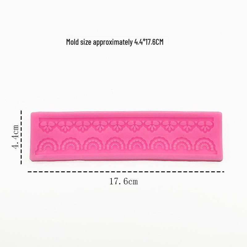 Vintage Pattern Fondant Silicone Mold Cake Border Decoration Set