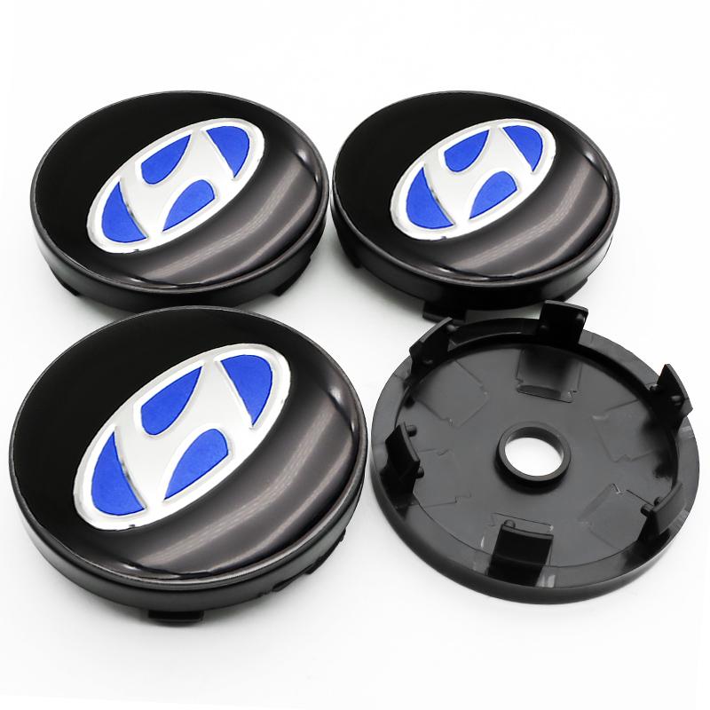4 ks 56mm 60mm 65mm Středová krytka náboje kola auta Pro Hyundai Accent Elantra Veloster Getz Tucson i20 Krytky ráfku Samolepky Příslušenství