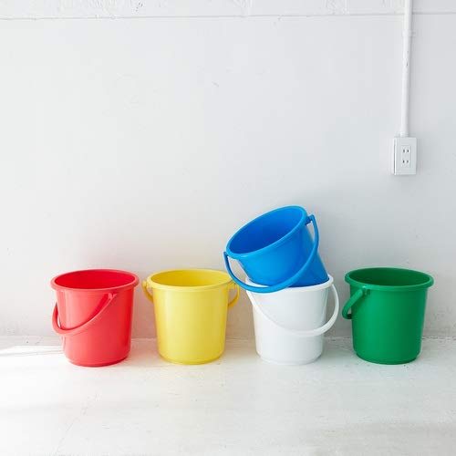 TRUSCO PP Color Bucket, Green, 10L, TPPB-10-GN
