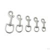 Single Ended Snap Bolt Clip Buckle & Large Swivel 16 Stainless for Underwater Diving, Boating,