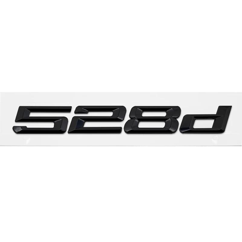 ABS Car Rear Trunk Letters Logo Badge Emblem Sticker For BMW 5 Series 520d 525d 528d 530d 535d 540d 550d E39 E60 E61 F10 F11 G30