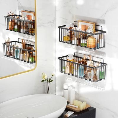 ZISIZ No-Drill Bathroom Storage Shelf