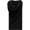 Zara Solid Color Short Draped Sleeveless Dress Women dresses Black 9347550-800