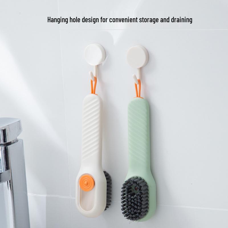 Homejia Press-Type Soft Bristle Shoe Cleaning Brush