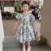 Girls Summer Floral Dress Korean Princess Look
