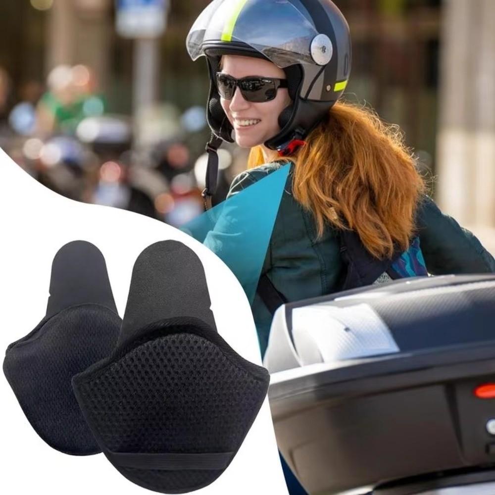 Orejeras a Prueba de Viento para Casco de Motocicleta Reducción de Ruido Almohadillas para Orejas de Casco de Motocicleta Conducción de Motocicleta