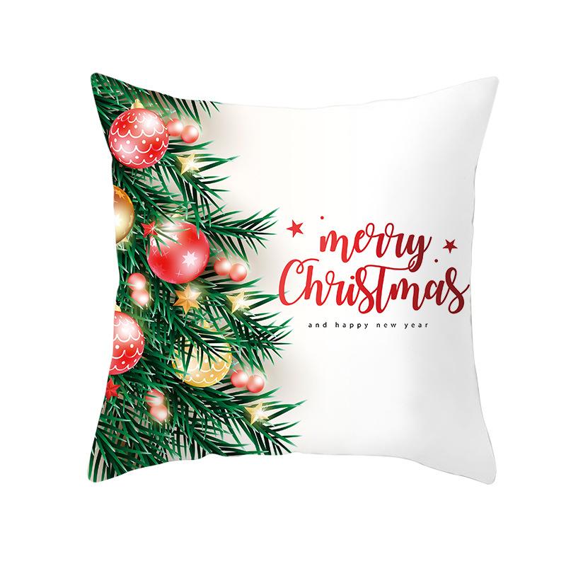 Nordic Christmas Pillowcase Christmas Ball Decoration Home Sofa Cushion Cover