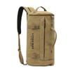 Unisex Cylindrical Travel Backpack,durable Nylon Canvas Luggage Bag,casual Duffle Rucksack for Outdoor Trip and Portable Storage Packing