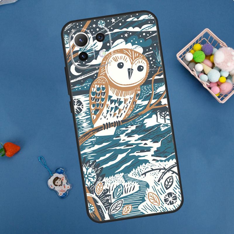 

Cute Owl Cartoon Case For Xiaomi 14T Pro 13T 11T 12T 13 14 15 Ultra POCO X7 Pro X3 X5 X6 F5 F6 M6 Pro Cover Xiaomi 13T (13T Pro)