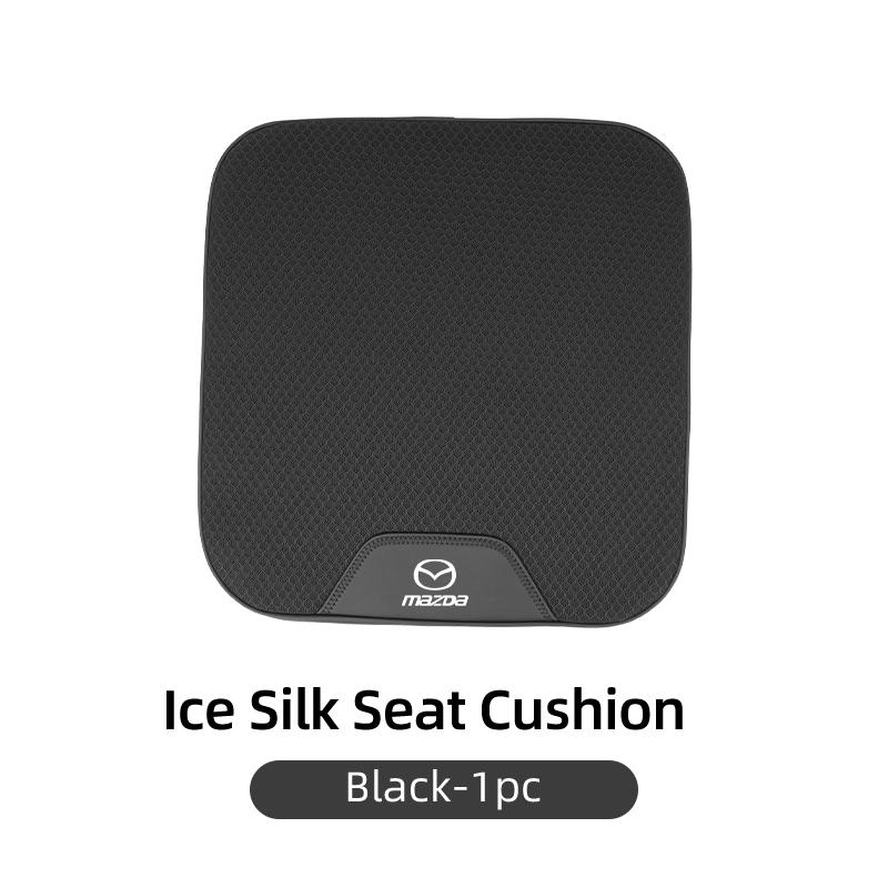 Car Ice Silk Seat Cushion Car Booster Height Increasing Pad Slant Elevating Mat For Mazda CX5 6 3 CX7 323 Axela Atenza Demio CX3