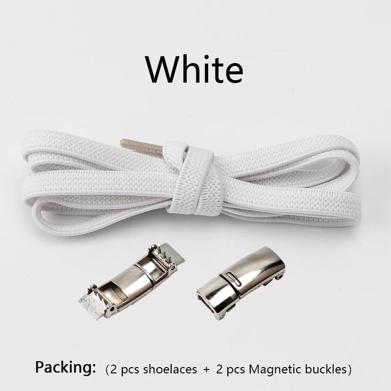 Elastische Schnürsenkel Turnschuhe Schnürsenkel ohne Binden Magnetische Schnürsenkel ohne Binden Kinder Erwachsene 0,6 cm Breite Flache Schnürsenkel Schuhzubehör