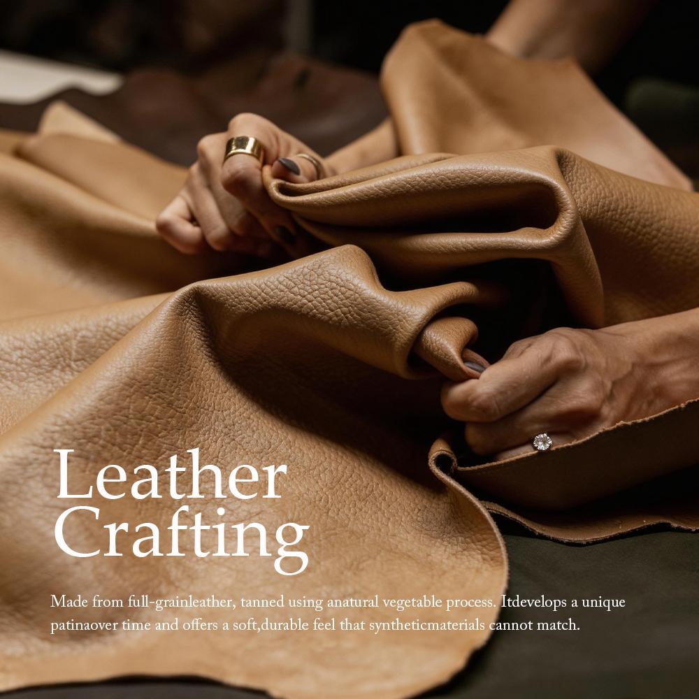 Genuine Leather Biscuit Shaped Aromatherapy Sachet Long Lasting Fragrance Car Home Scented Bag Pendant Decoration
