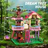 DIY MOC Creative Building Blocks 3D Forest Animal Villa Architecture Model Street View Home Decor Perfect Holiday Gift