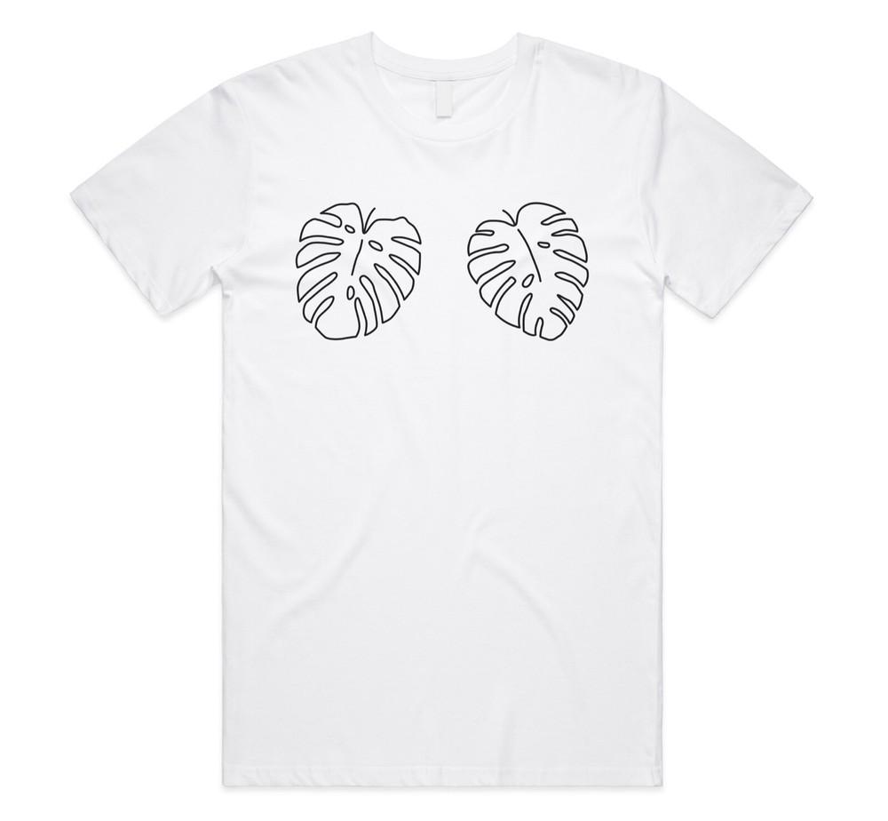 

Monstera Leaves T-shirt Tee Funny Crazy Plant Mom Gift Tropical Botanist 4XL