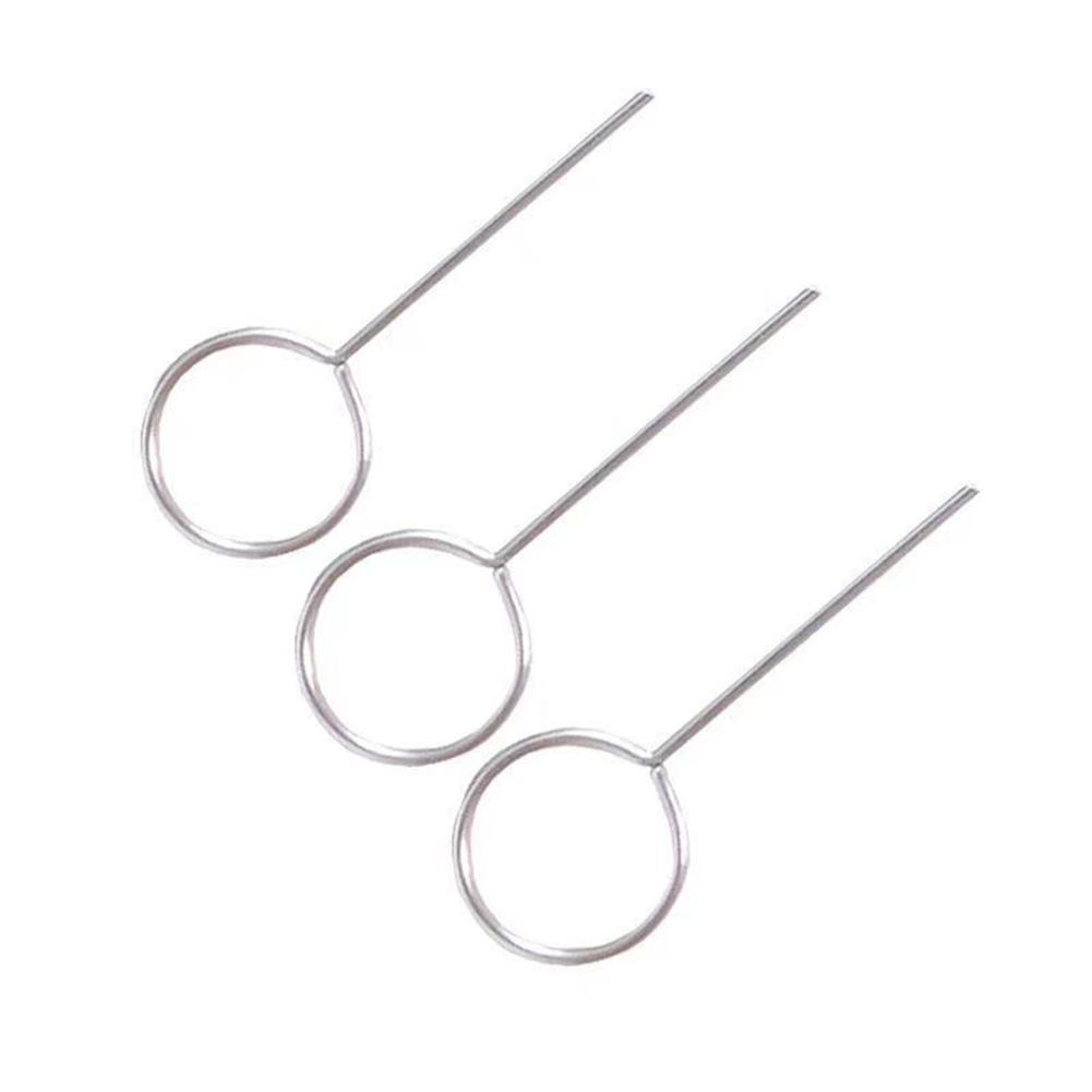 

20 шт. Універсальний інструмент для видалення лотка для SIM-карти, інструмент для виштовхування шпильки з нержавіючої сталі, відкривач для голок, виштовхувач для більшості мобільних телефонів, смартфонів B