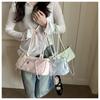 Neue Frühling Sommer Nischen Print Tasche für Damen Pendler Vielseitig Schulter Unterarm Handtasche Modische Baguette Tasche