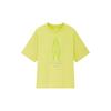 Takashi Murakami X Billie Eilish Collaboration Solid Color Round Neck Cartoon Print Short Sleeve T-Shirt Women T-Shirt Light-Green 430601-52