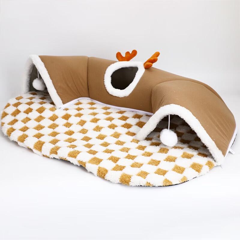 Yin Xiaoshi Autumn/Winter Elk Cat Tunnel Bed