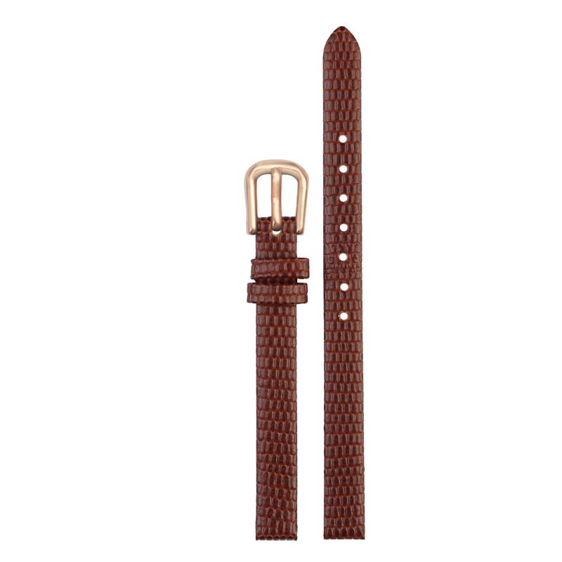6mm 8mm 10mm 12mm 14mm 16mm Slim Genuine Watch Leather Strap Lizard Grain Women Watch Band High Quality Women Watch Band