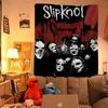 Tapiserie Slipknot, Tisk plakátu temné rockové kapely, Nástěnná dekorace do ložnice, obývacího pokoje a pánské pracovny