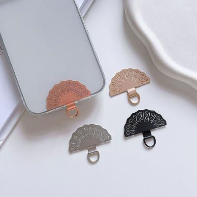 Sturdy Four-color Stainless Steel Mobile Phone Lanyard Link Piece Securely Attaches To Bracelet Without Scratching.