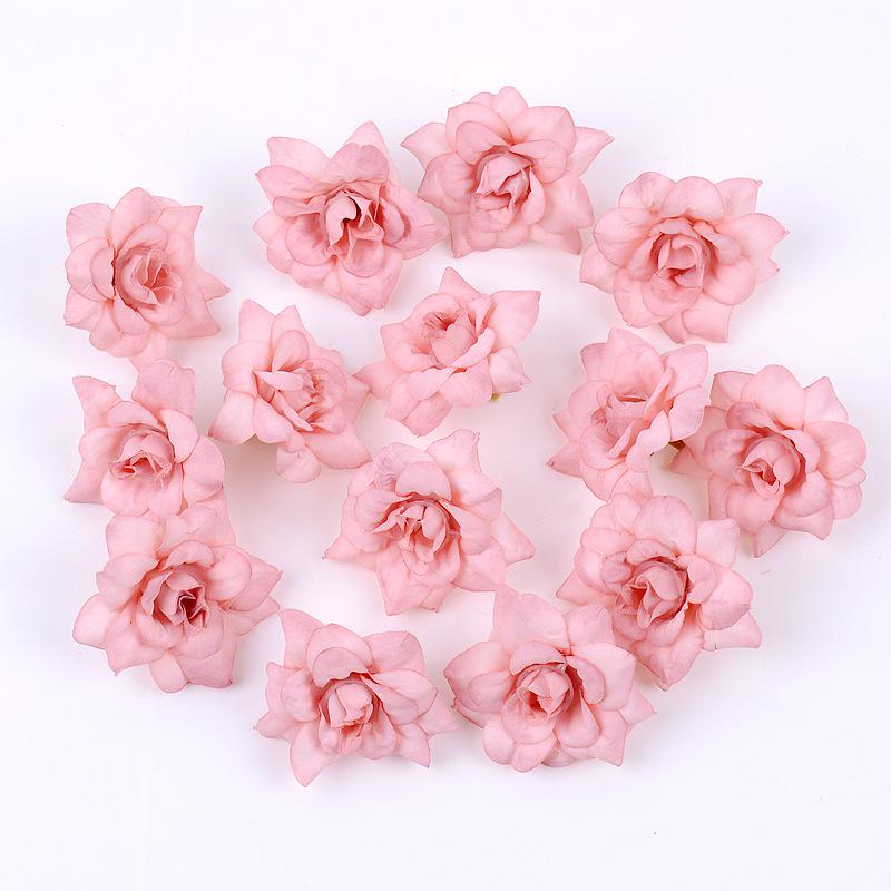 Silk Pointed Rose Small Flowers for DIY Headwear & Wedding Decoration