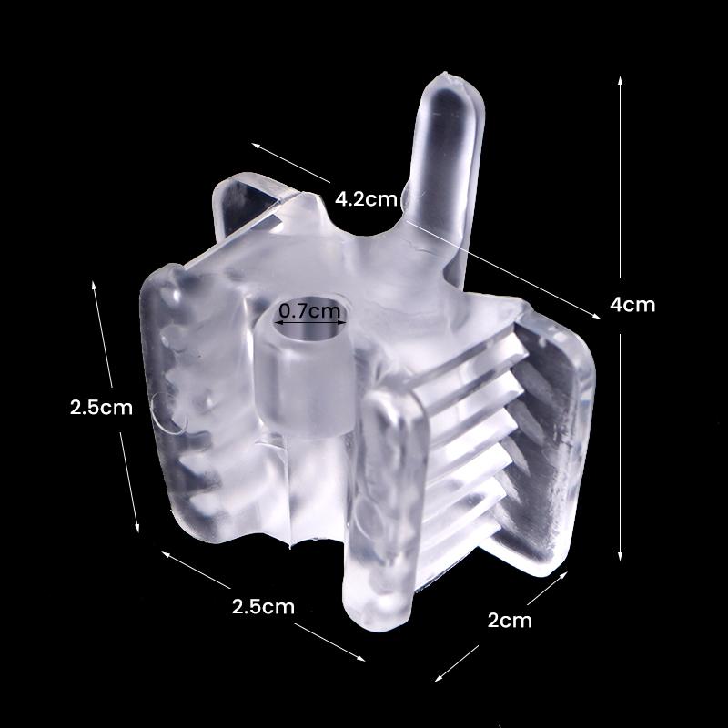 5 piezas Bloque de Mordida Dental de Silicona con Orificio para Eyector de Saliva Abrebocas Almohadilla Oclusal Retractor de Mejillas Herramientas para el Cuidado Bucal