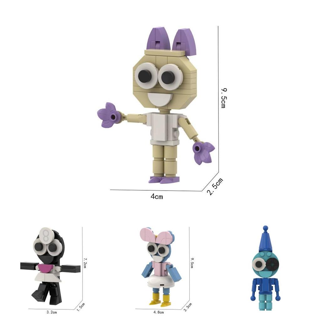 Dandy's World Colorful Cartoon Anime Building Block Toy Set For Kids Developmental Play